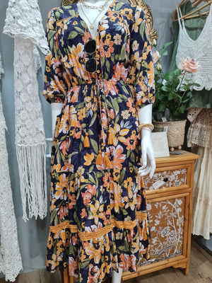 Alyssa Lace Midi Dress