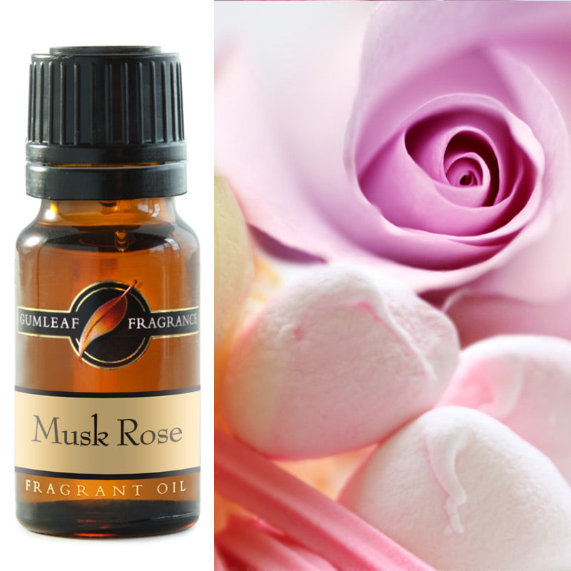 GUMLEAF FRAGRANT OIL 10ML - MUSK ROSE