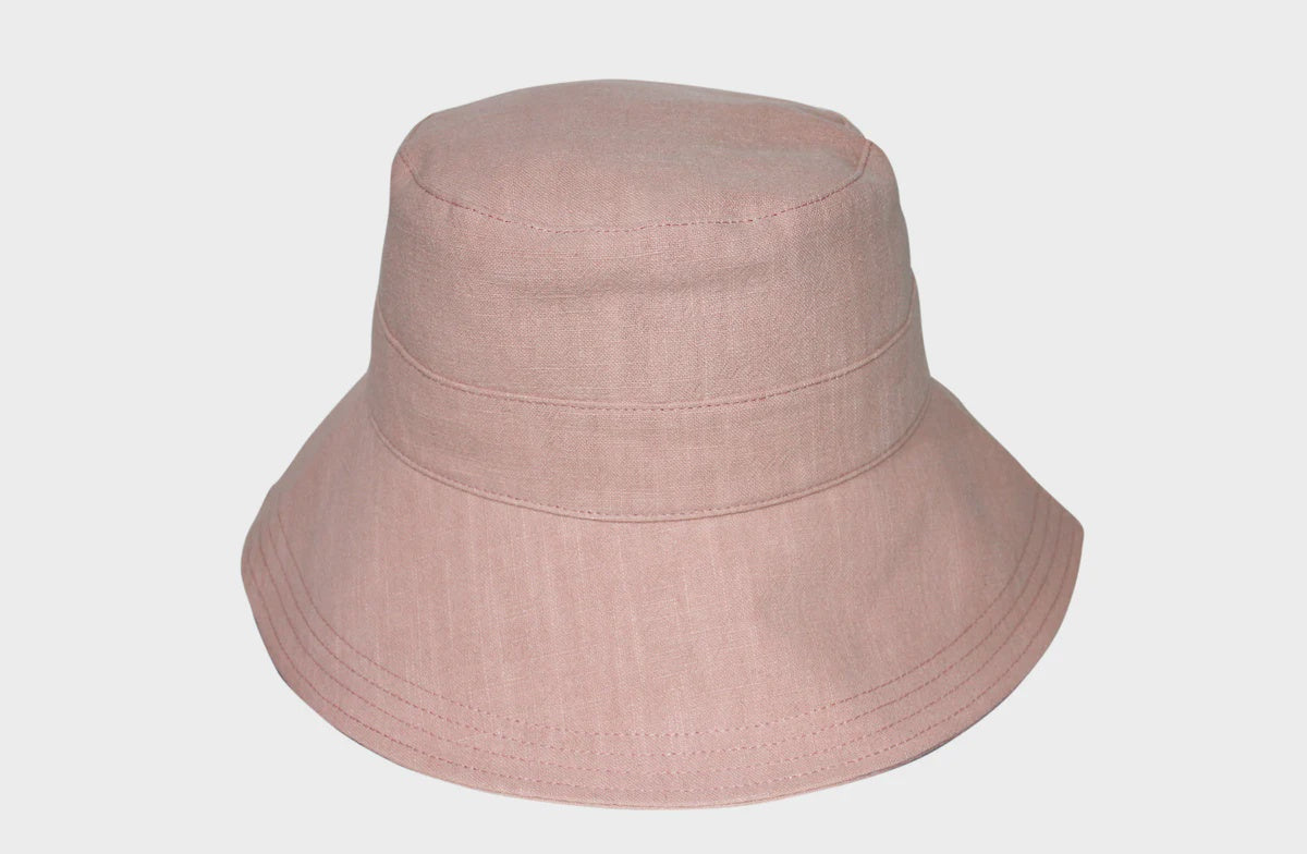 FIFI LINEN BUCKET HAT