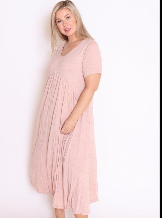 Eloise Waterfall Pockets Dress