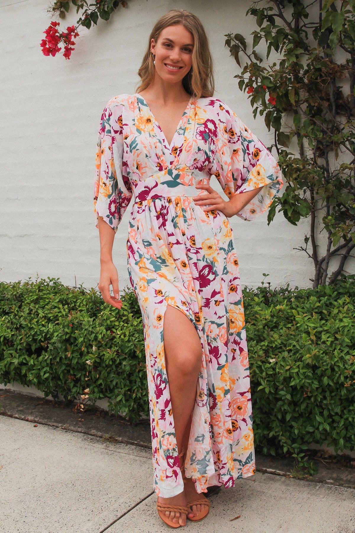 Laila Kimono Maxi Dress