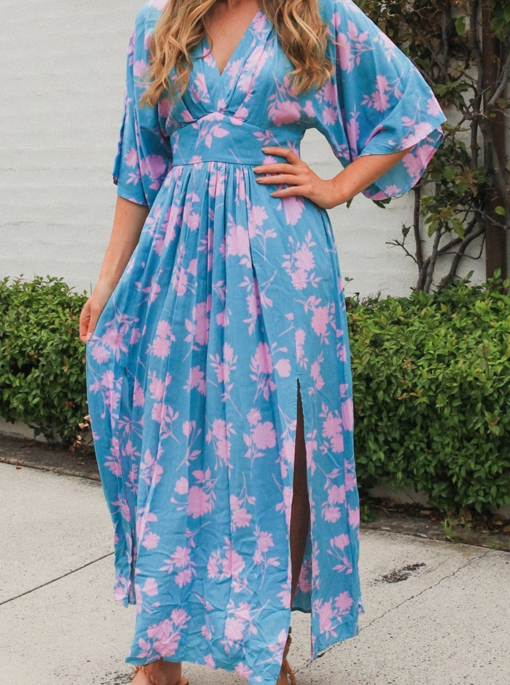 Anais V-Neck Maxi Dress