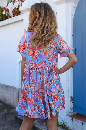 AVAMAIA TROPICAL VIBES MINI DRESS