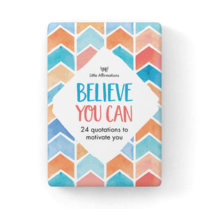 BOXED AFFIRMATION CARDS BELIEVE YOU CAN