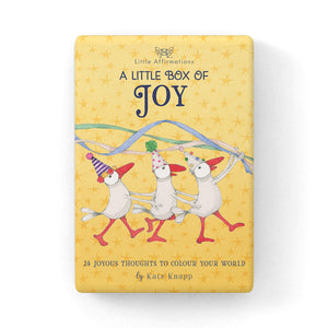 BOXED AFFIRMATION CARDS - LITTLE BOX OF JOY