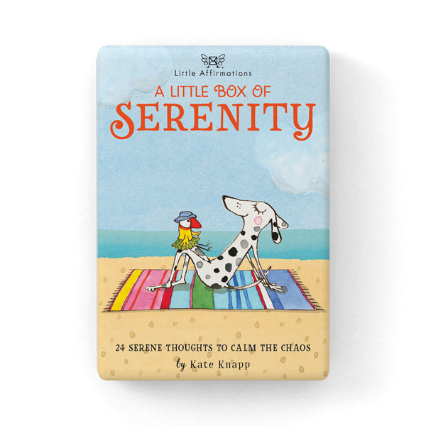BOXED AFFIRMATION CARDS - LITTLE BOX OF SERENITY