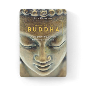 BOXED AFFIRMATION CARDS - THOUGHT OF THE BUDDHA