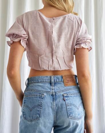 INDI MOLLY TOP SQUARE NECK LINE