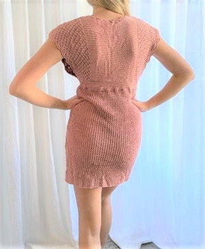 INDI CROCHET MINI DRESS