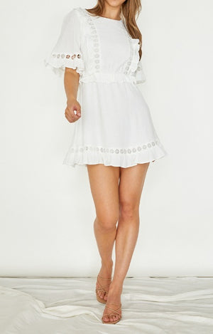 INDI GEOMETRIC LACE DRESS