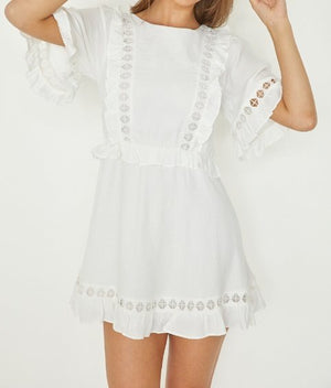 INDI GEOMETRIC LACE DRESS