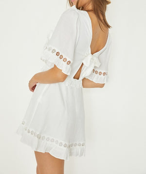 INDI GEOMETRIC LACE DRESS