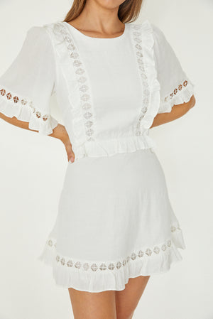 INDI GEOMETRIC LACE DRESS