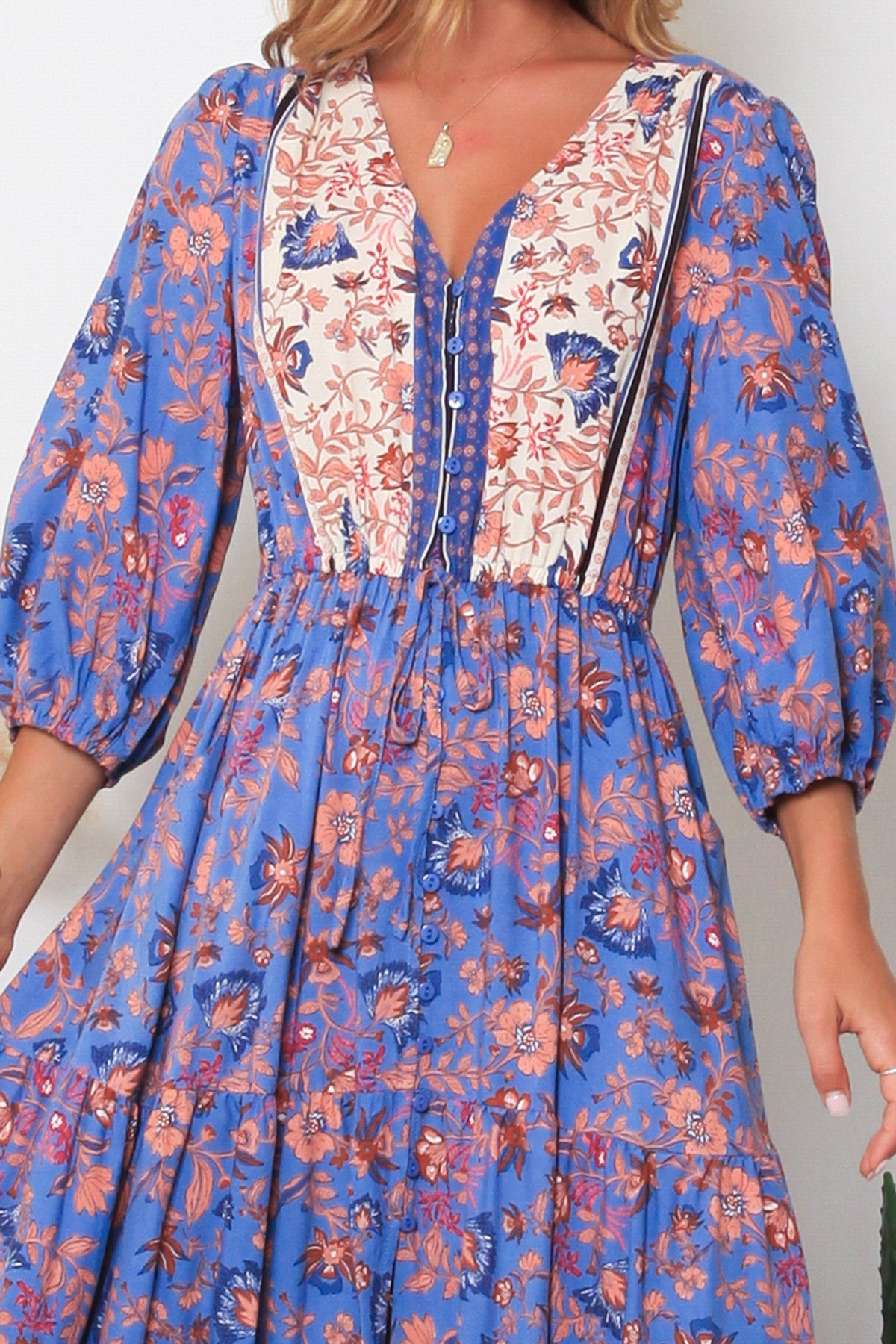 Greta 1/2 Sleeve Maxi Dress