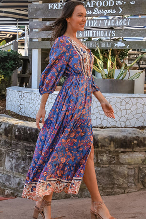 Greta 1/2 Sleeve Maxi Dress
