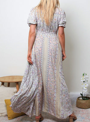 Cloria Flounce Maxi Dress