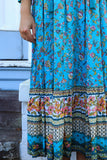 BLAKELY TIE FRONT MIDI DRESS