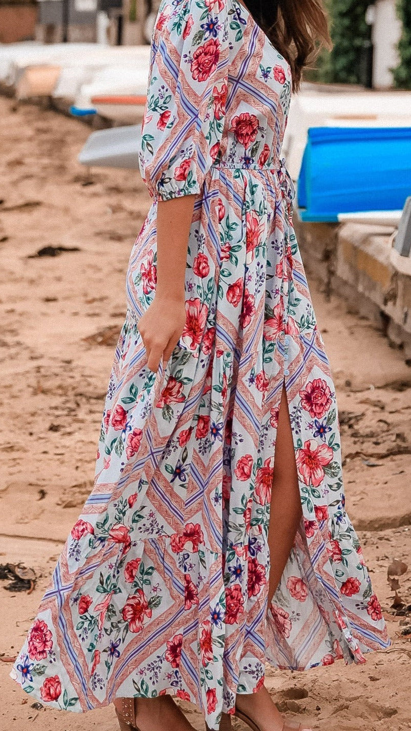 🌟SALE - Maren 1/2 Sleeve Maxi Dress