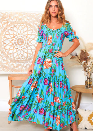 🌟SALE - Danica Flounce Maxi Dress
