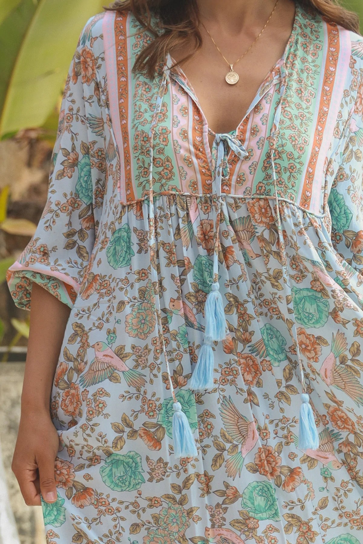 Rylee 3/4 Sleeve Midi Dress