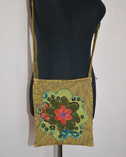 PATCH FLOWER MINI COTTON BAG